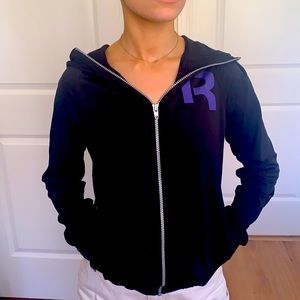 Reebok athletic hoodie with zip pockets size Small